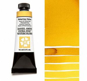 Farba akwarelowa Daniel Smith 061 Nickel Azo Yellow extra fine watercolours seria 2 15 ml